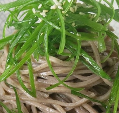 Bacon Dashi & Soba Noodle Soup