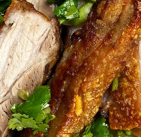 Crispy pork belly