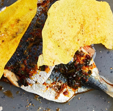 Sardines with Tomato Tartare