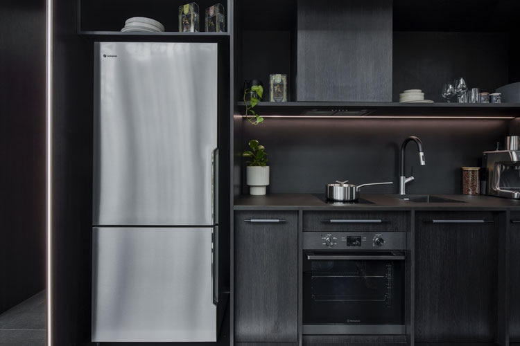 Compact modern designed Electrolux kitchen appliances