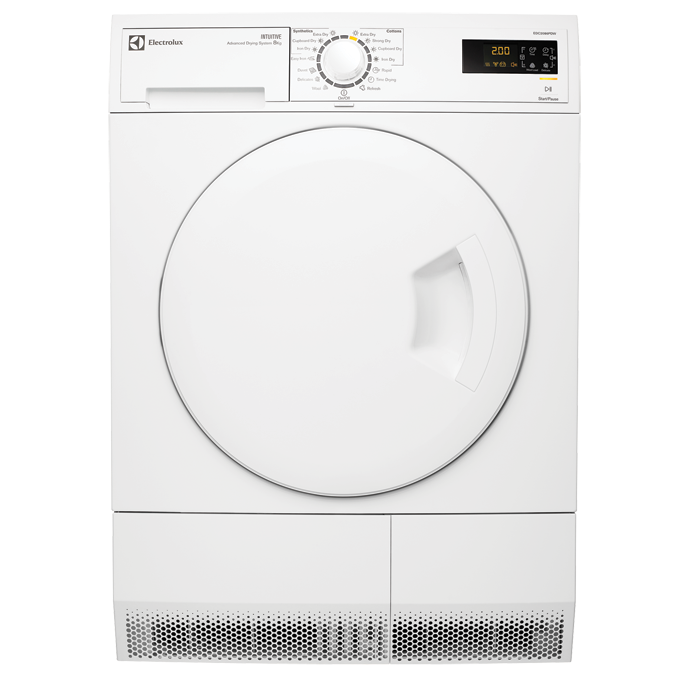 Intuitive 8kg Condenser Dryer - EDC2086PDW | Electrolux Australia