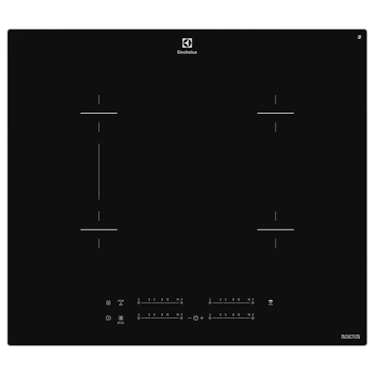 60cm 4 zone induction cooktop with maxisense zone flexibility