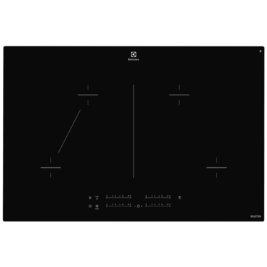 80cm 4 zone induction cooktop with maxisense zone flexibility