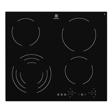 60cm 4 zone electric cooktop with touch controls