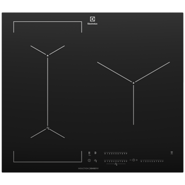 60cm UltimateTaste 700 3 zone induction cooktop