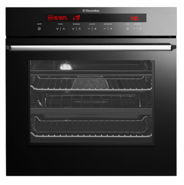 60cm Ebony 8 Multifunction Single Oven