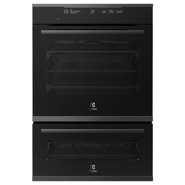 60cm dark multifunction pyrolytic duo oven