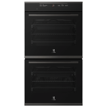 60cm Dark Multifunction double oven