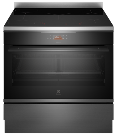 90cm UltimateTaste 900 freestanding electric oven with induction cooktop