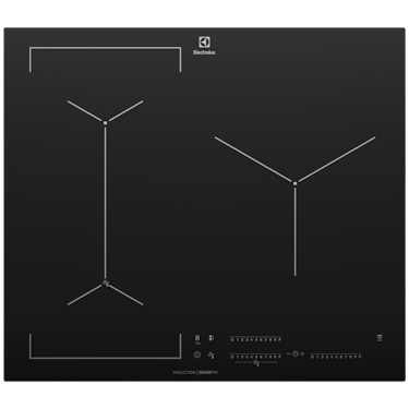 60cm UltimateTaste 700 3 zone induction cooktop